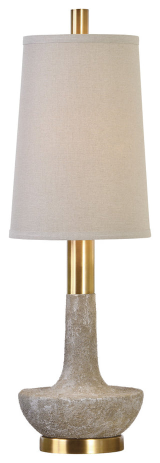 Uttermost Volongo Stone Buffet Lamp, Ivory