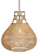 Uttermost Hestia 1 Light Natural Rope Pendant