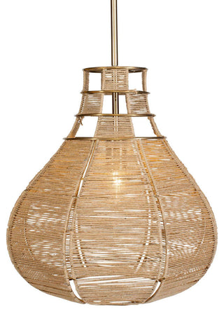 Uttermost Hestia 1 Light Natural Rope Pendant