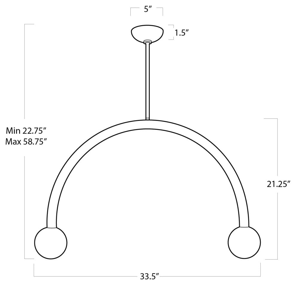 Happy Pendant Large, Nickel