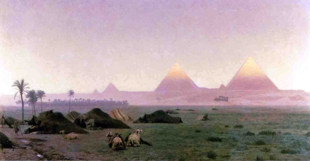 Jean-Leon Gerome The First Kiss of Sunlight, 15"x30" Wall Decal