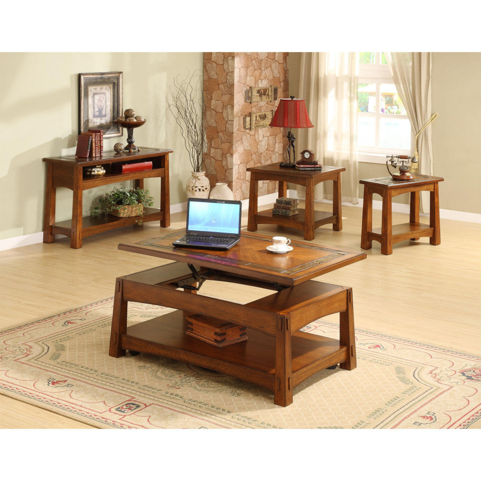 Riverside Furniture Craftsman Home Lift-top Coffee Table