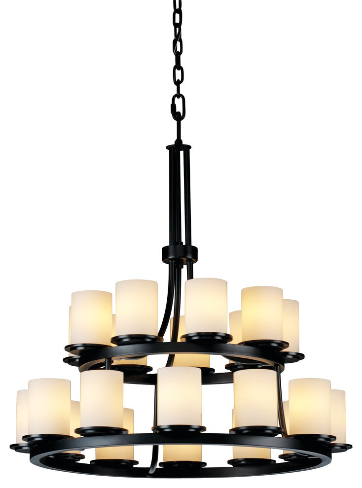Dakota 21-Light 2-Tier Ring Chandelier