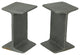 Set of 2 Cast Iron I Beam Bookends Decorative Bookshelf Rustic Desk Home Decor