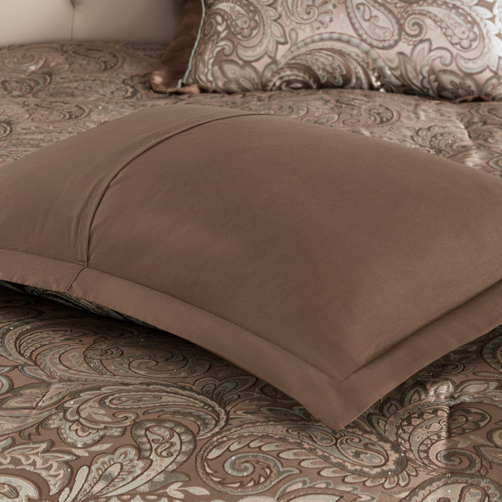 Madison Park Jacquard 12-Piece Set, Queen