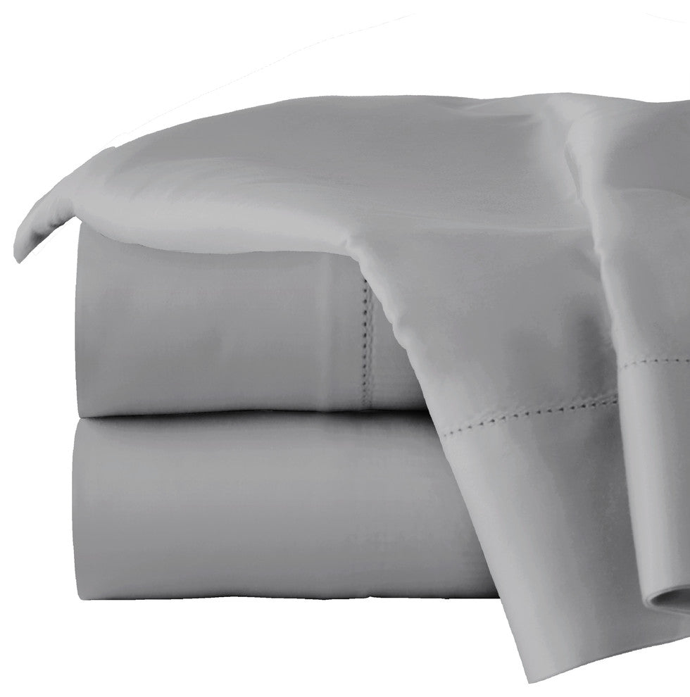 Pointehaven 300TC Organic Cotton Sheet Set, Gray, King