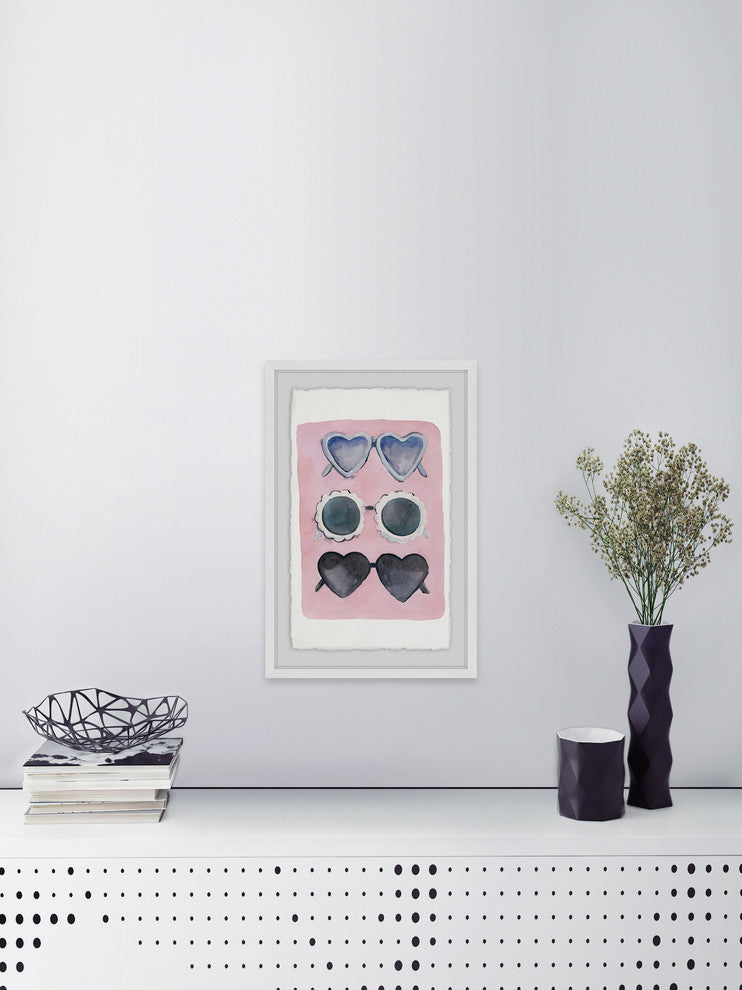 "Sunglass Fun" Framed Painting Print, 20"x30"