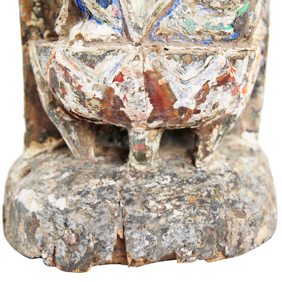 Consigned Wood Quan Yin Figure