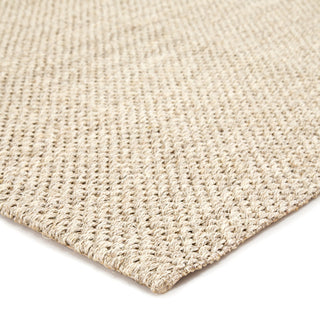Jaipur Living Naples Natural Solid White/Taupe Area Rug, 3'x10'
