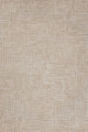 Chris Loves Julia x Loloi Polly Smoke / Sand 3''-6" x 5''-6" Accent Rug