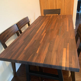 Sturdy 18" Deep Butcher Block Countertop, Walnut, 18" X 72"