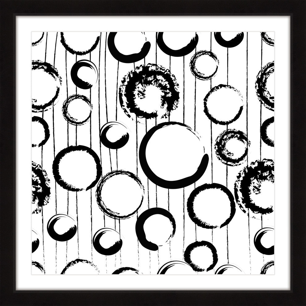 "Circle Variations" Framed Art Print