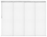 Archard 4-Panel Track Extendable Vertical Blinds 48-88"W