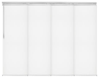 Archard 4-Panel Track Extendable Vertical Blinds 48-88"W