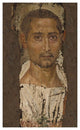 "Mummy Portrait of a Bearded Man" Paper Art, 26"x42"