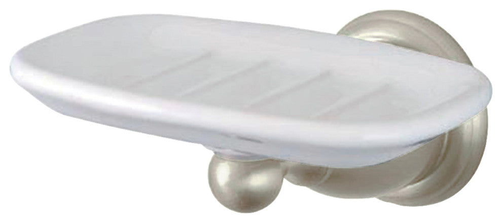 Kingston Brass Wall-Mount Soap Dish Holder, Brushed Nickel