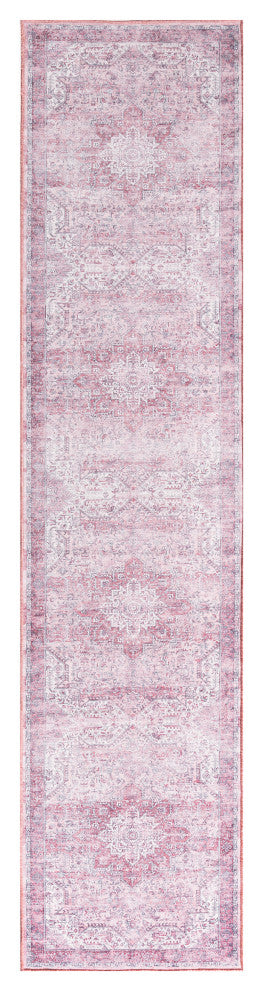 Nourison Nourison Washables 2'2" x 10' Pink Vintage Indoor Rug
