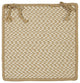 Colonial Mills Chair Pad Outdoor Houndstooth Tweed Cuban Sand Chair Pad