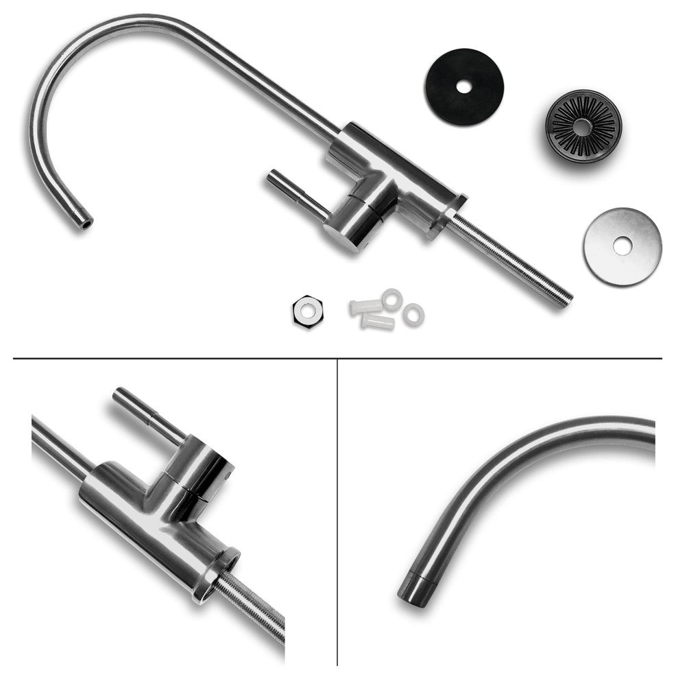 Ronaqua Water Filter Purifier Faucet European Style (Brushed Nickel)