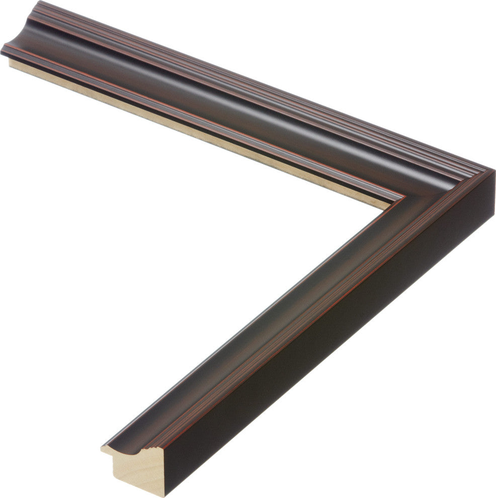 Espresso Picture Frame, 1", Easle Back, Modern, 8 x 10