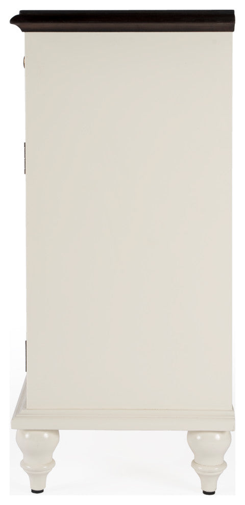 Rene 2 Door 2 Drawer Cabinet, White