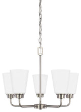 Generation Lighting Lighting 5-Light Chandelier, Brushed Nickel