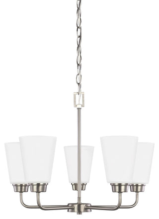 Generation Lighting Lighting 5-Light Chandelier, Brushed Nickel