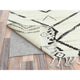 Ivory Moroccan Berber Influence Design Wool Hand Knotted Oriental Rug 10'x14'4"