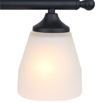 Jordan 2-Light Vanity Light, Matte Black