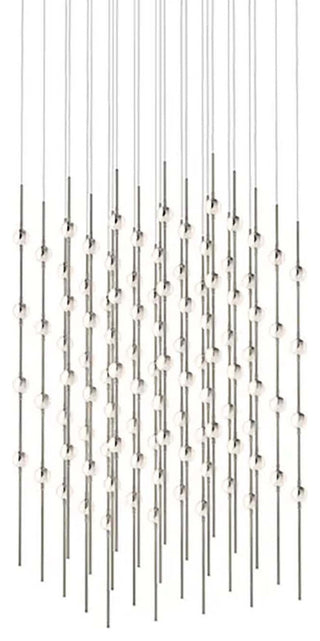 Sonneman 2168W Constellation 21"W Chandelier - Satin Nickel