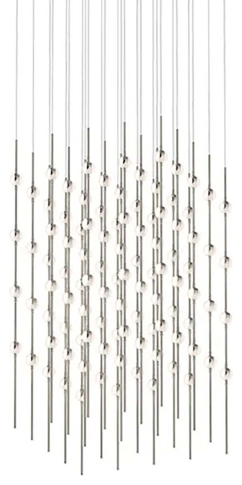 Sonneman 2168W Constellation 21"W Chandelier - Satin Nickel