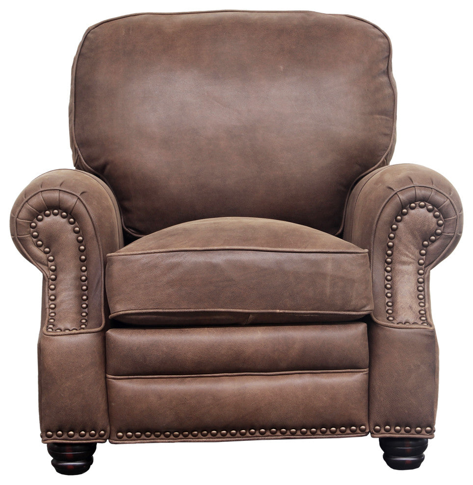 Longhorn Recliner, Dark Sanded Bomber