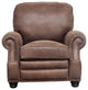 Longhorn Recliner, Dark Sanded Bomber
