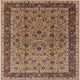 Ahgly Company Indoor Square Mid-Century Modern Area Rugs, 7' Square