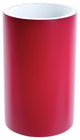 Round Toothbrush Holder, Resin, Ruby Red