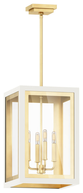 Maxim 30058CL Neoclass 4 Light 12"W Outdoor Pendant - Black / Gold