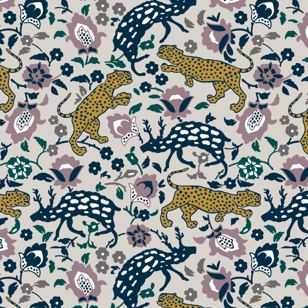 18" Outdoor Pillow Polyester Insert, Leopard Mustard Plum