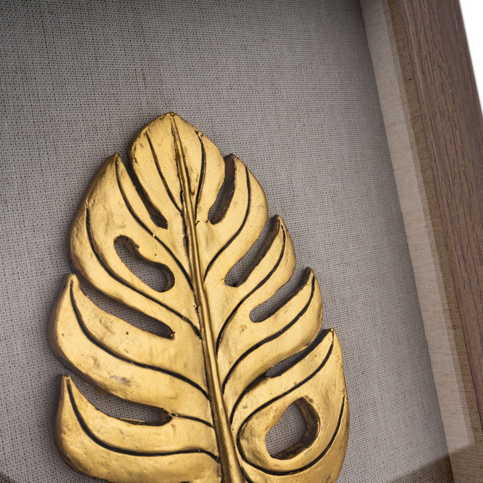 Golden Leaves, Shadow Box, Leaf 3