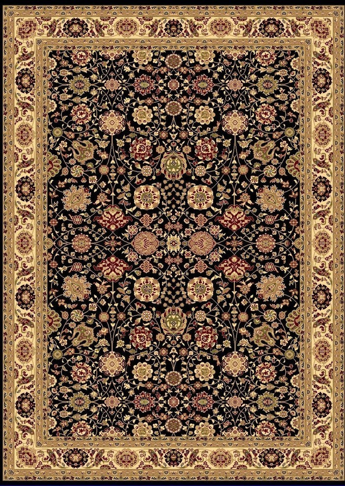 New Vision, Tabriz Black, 5'3"x7'10"