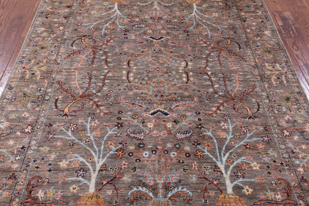 5' 3" X 6' 7" Persian Tabriz Handmade Rug Q10119