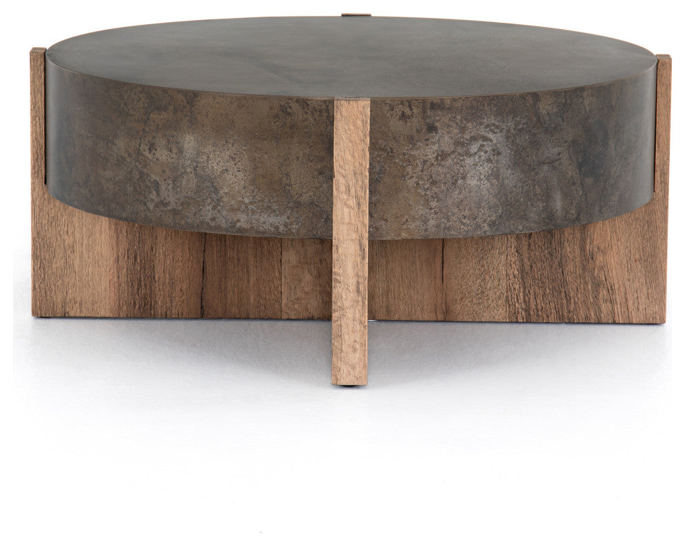 Bingham Coffee Table-Distressed Iron