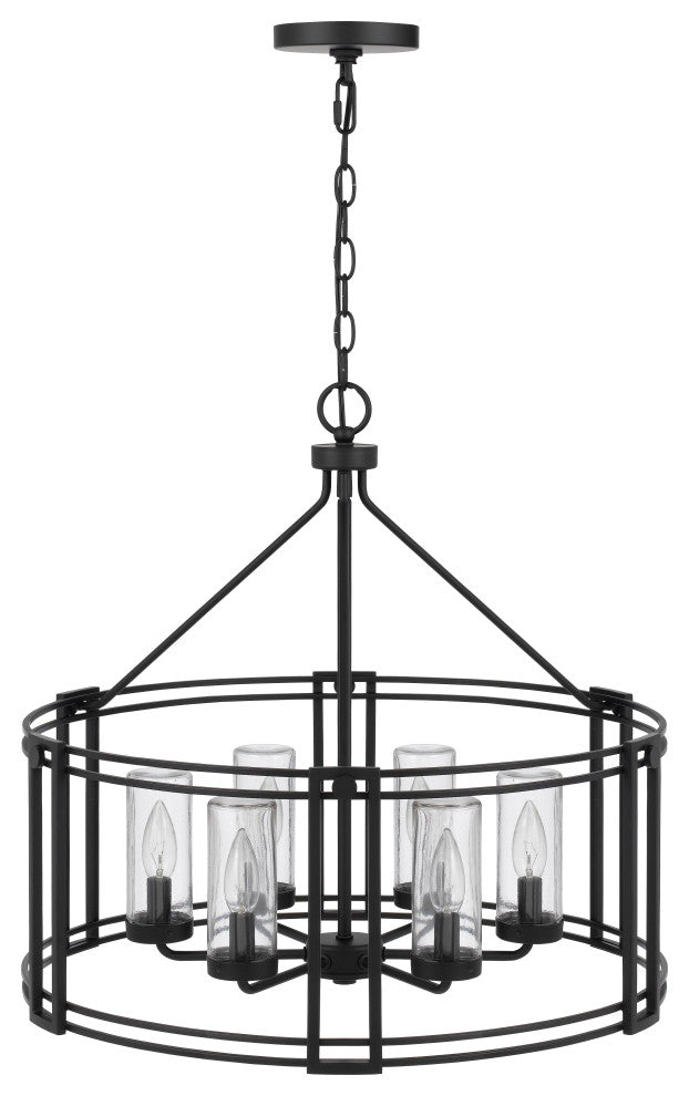 Luton Cage Metal Chandelier, Fx-3777-6