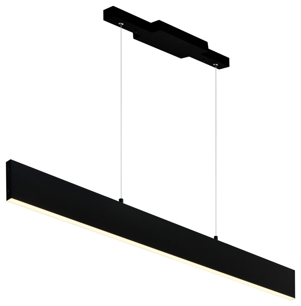 Krista LED Chandelier With Satin Black Finish