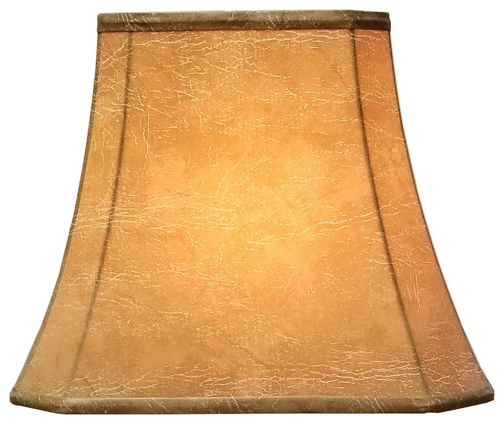 Royal Designs Rectangle Cut Corner Lamp Shade, Mouton, 6.5x12x10