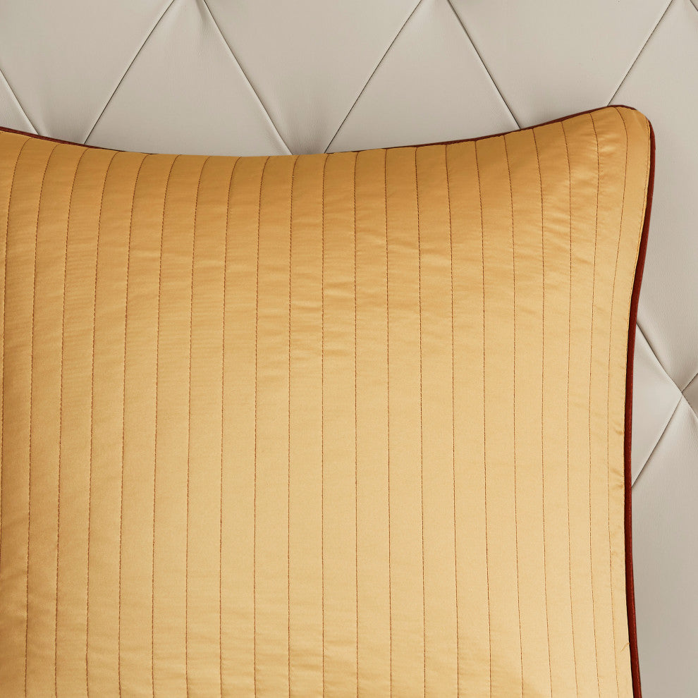 Madison Park Jacquard Comforter 12-Piece Set With Piping, Queen