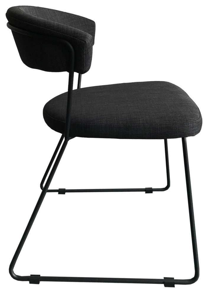 First of A Kind Adria Dining Chair Dark Gray