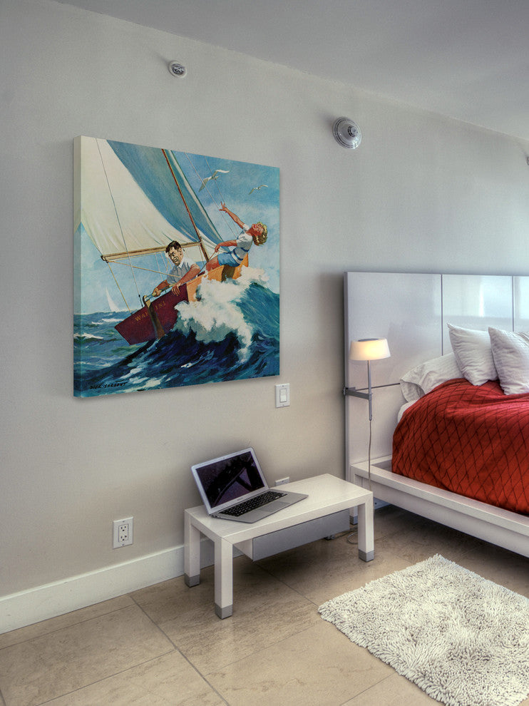 "Free as a Bird" Painting Print on Wrapped Canvas