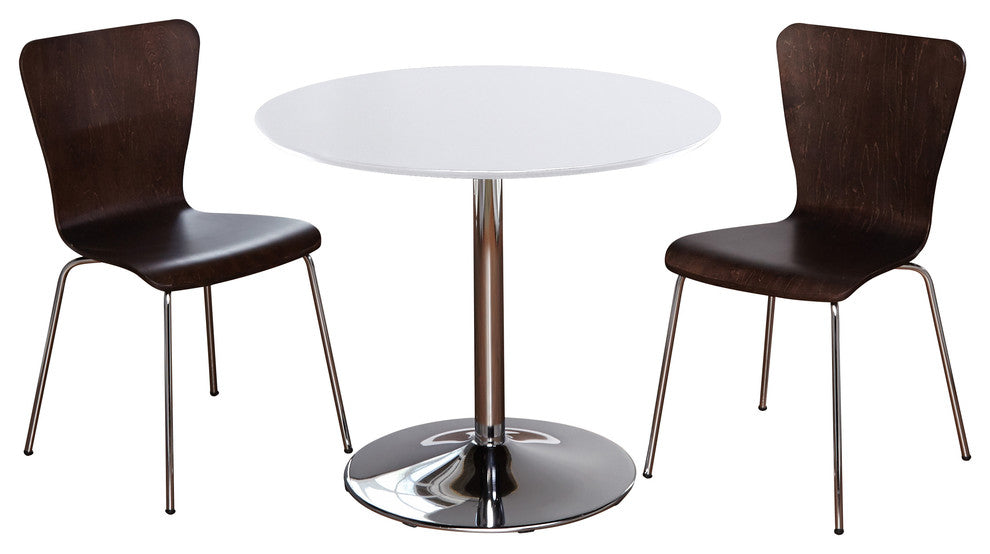 3-Piece Pisa Dining Set, Espresso