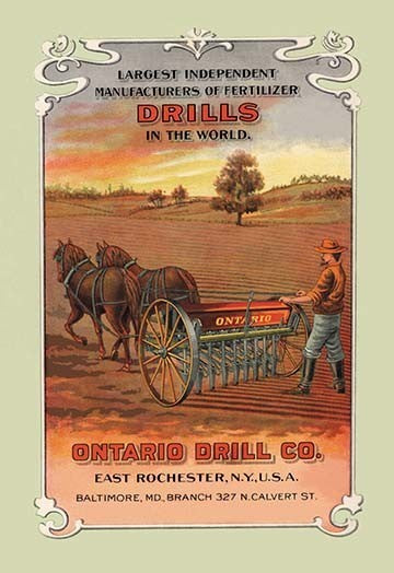 Ontario Drill Co.- Fine Art Giclee Print 24" x 36"