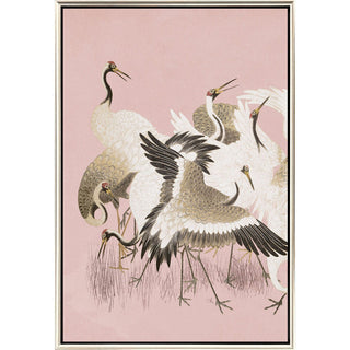 Curious Cranes, Plumule Canvas